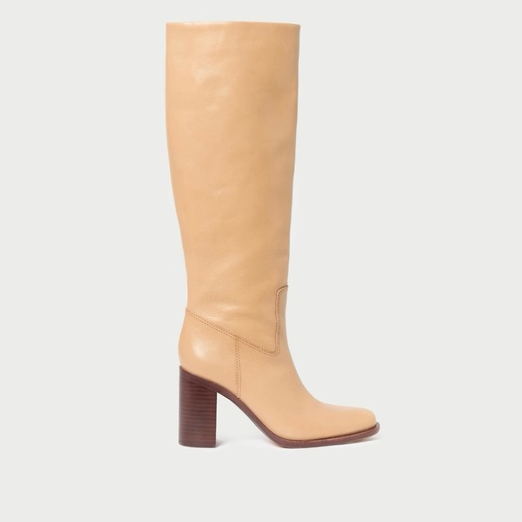 NWT Loeffler Randall Heidi Leather Boots in Khaki. Size 7.5. - Picture 3 of 10